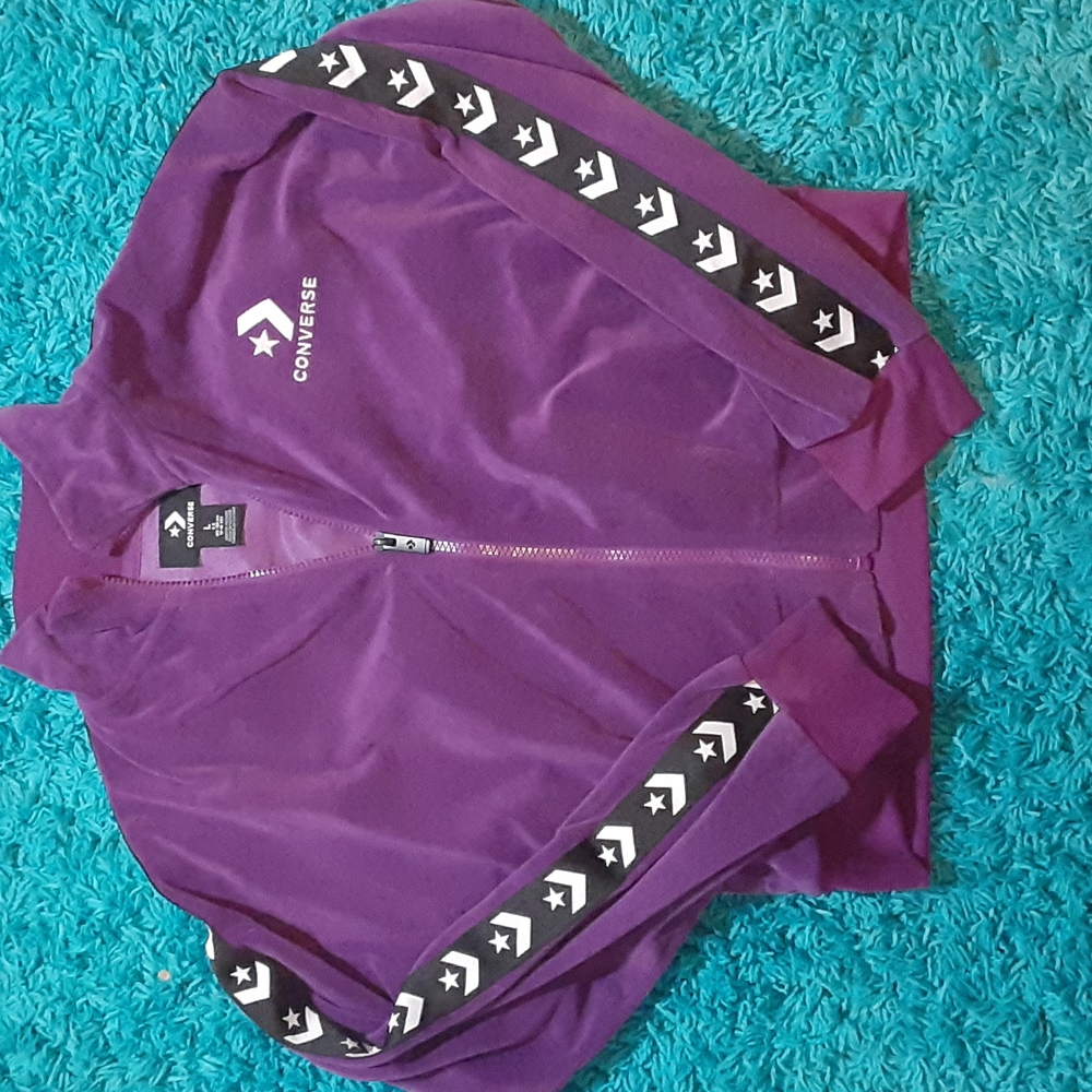 Purple Converse jacket